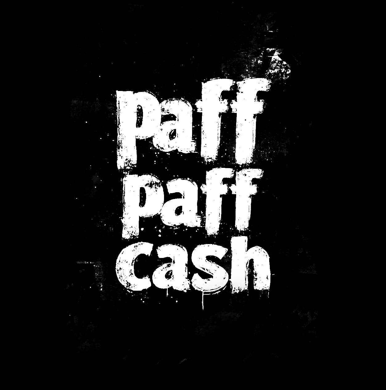 Logo mit ausgeschnittenen Buchstaben